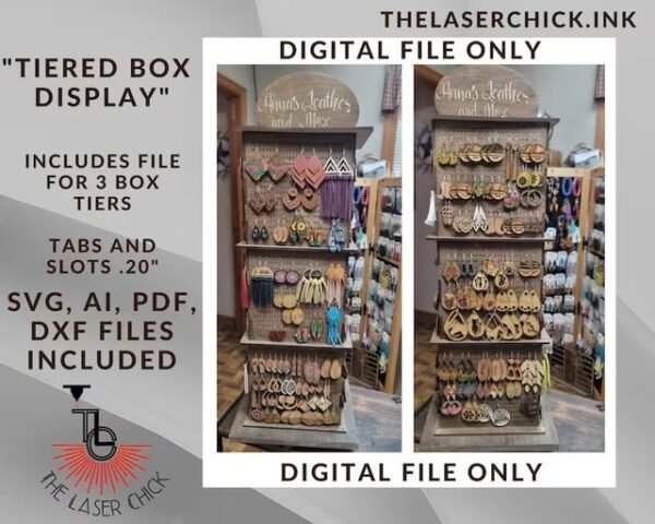 Exhibicion De Caja Escalonada Creativo Digital